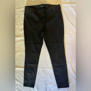 d. jeans Ladies Size 16 Faded Black Skinny Jean